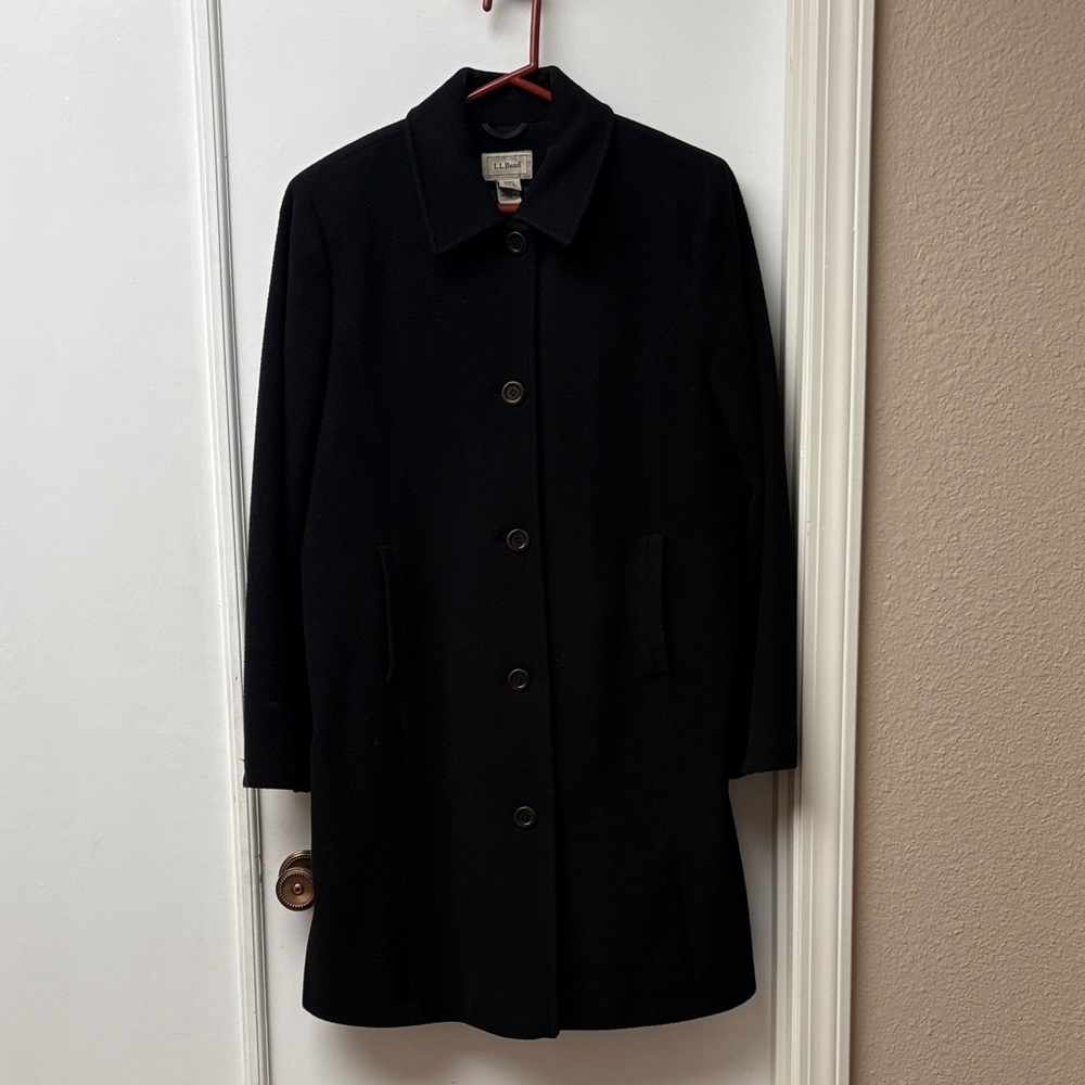 L.L. Bean Women's Black 3/4 Coat